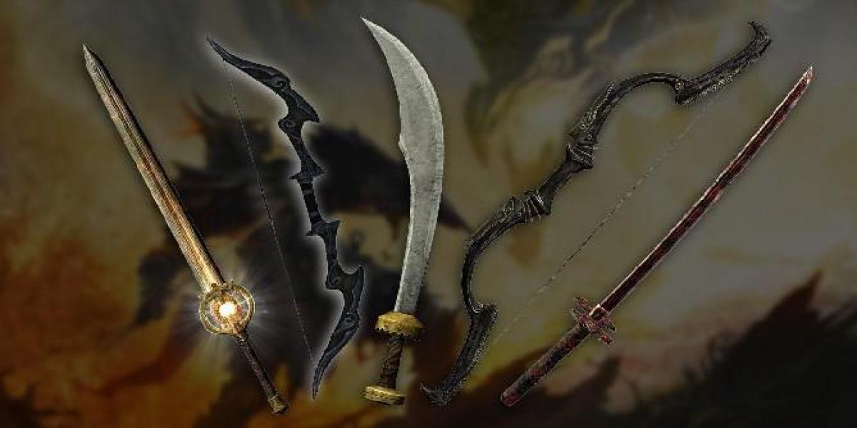 Como coletar algumas das armas mais poderosas de Skyrim