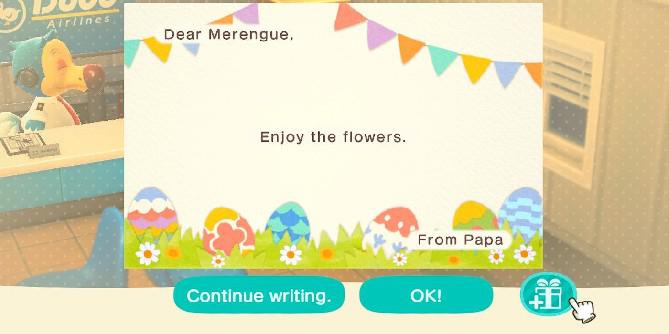 Como enviar gratidão com flores em Animal Crossing: New Horizons