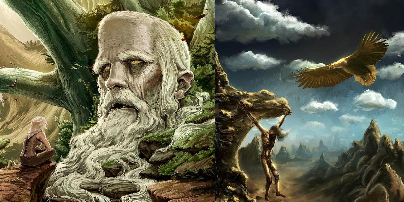 Como Immortals Fenyx Rising e God of War se comparam no uso de Prometheus, Mimir