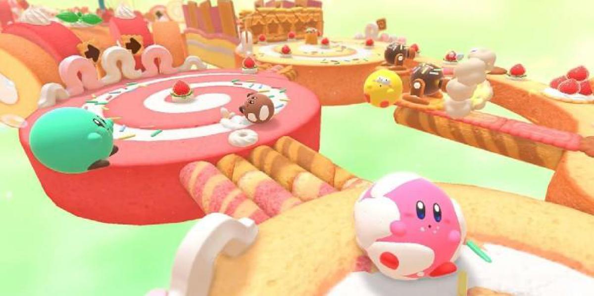 Como o Kirby s Dream Buffet difere dos Fall Guys