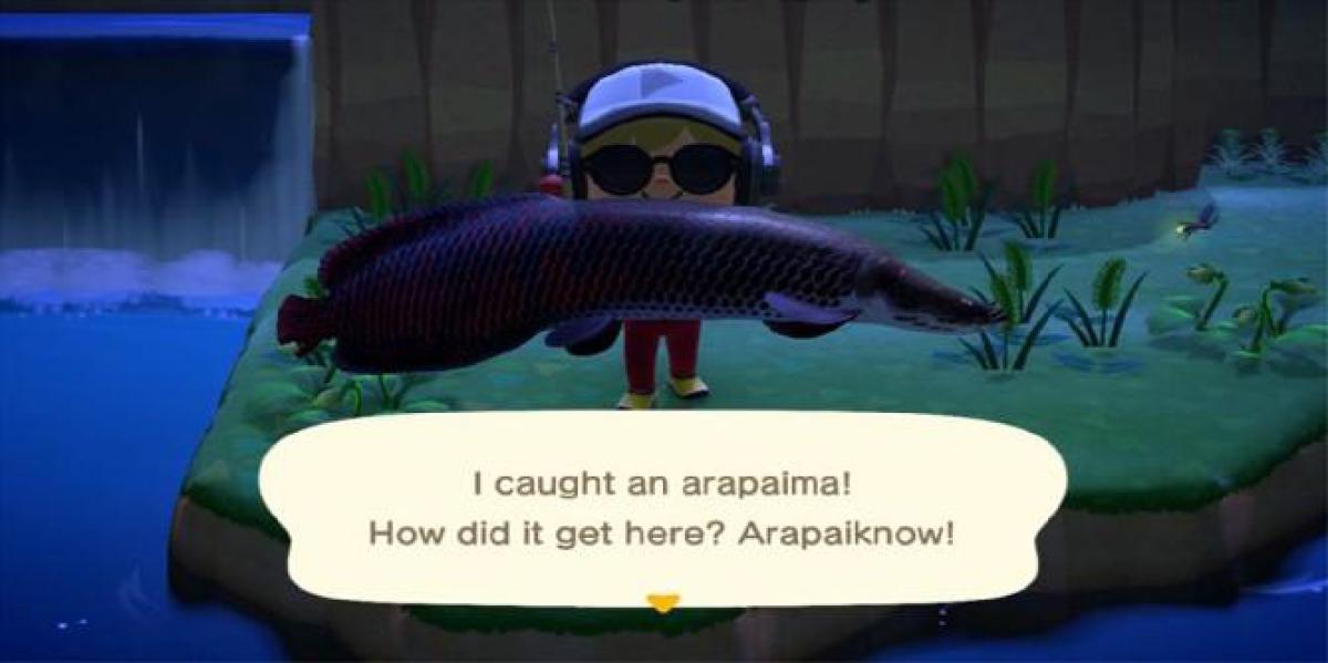 Como pegar um Arapaima em Animal Crossing: New Horizons