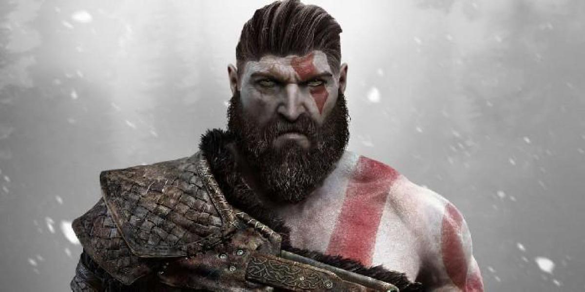 Como seria Kratos se tivesse cabelo?