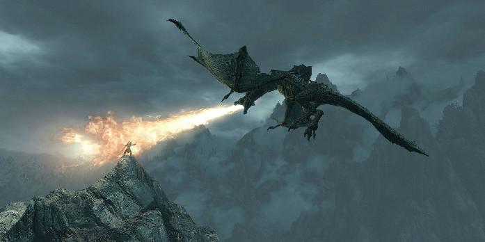 Como Skyrim definiu dragões em jogos