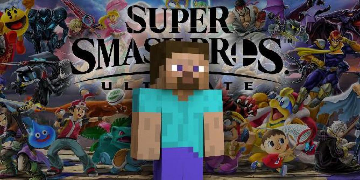 Como Steve do Minecraft provavelmente afetará o Meta do Super Smash Bros. Ultimate