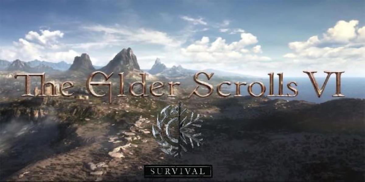 Como The Elder Scrolls 6 pode melhorar o modo de sobrevivência