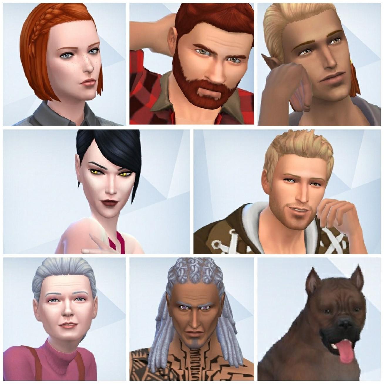 Companheiros de Dragon Age recriados no The Sims