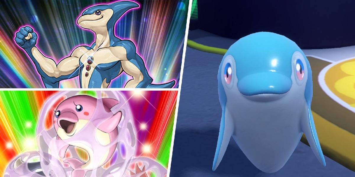 Comparando a linha Finizen de Pokemon Scarlet e Violet com as cartas Aqua Dolphin de Yu-Gi-Oh