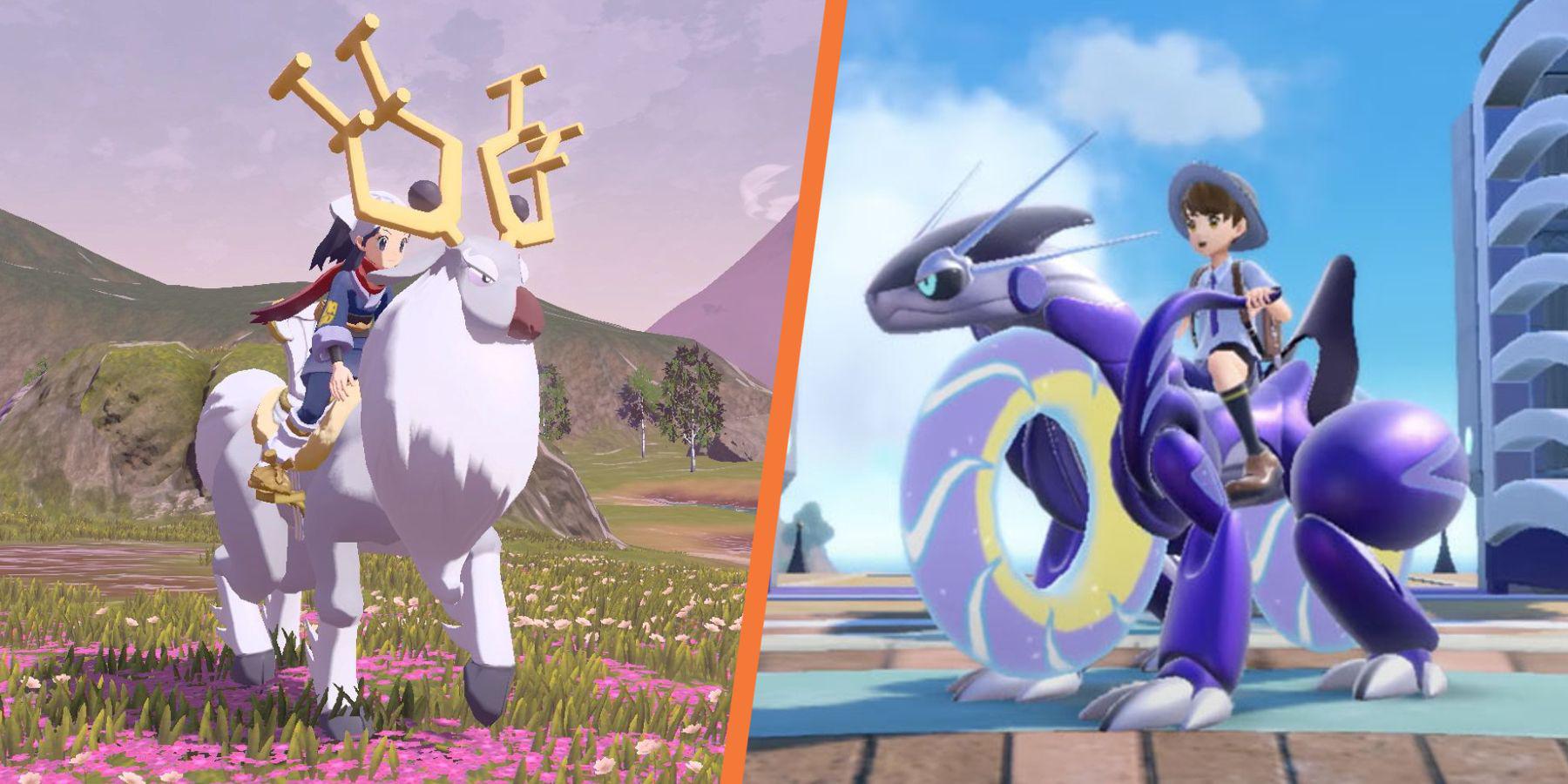 Comparando a mecânica de Traversal de Pokemon Legends: Arceus com as de Pokemon Scarlet e Violet