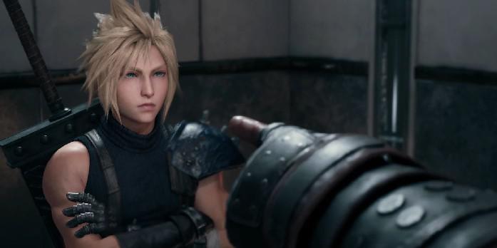 Comparando a nuvem de Final Fantasy 7 Remake com a versão de Kingdom Hearts
