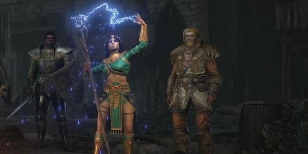 Comparando as classes Druid e Sorceress de Diablo 2: Resurrected