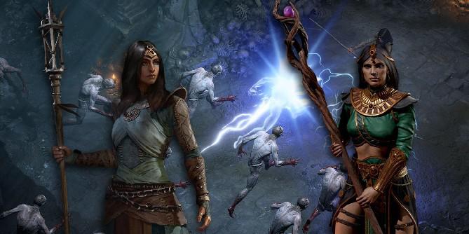 Comparando as classes Druid e Sorceress de Diablo 2: Resurrected