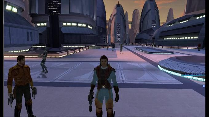 Comparando Citadel de Mass Effect 1 com Taris de KOTOR