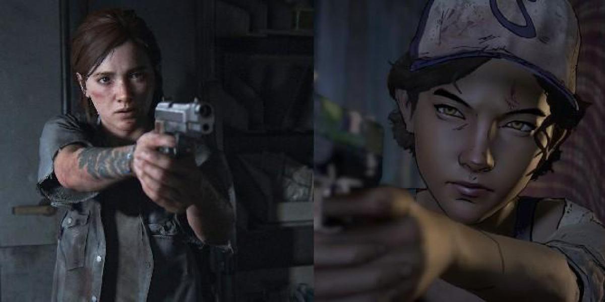 Comparando Ellie de The Last of Us 2 com Clementine de The Walking Dead