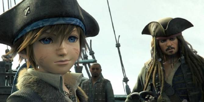 Comparando Jack Sparrow de Sea of ​​Thieves com Kingdom Hearts