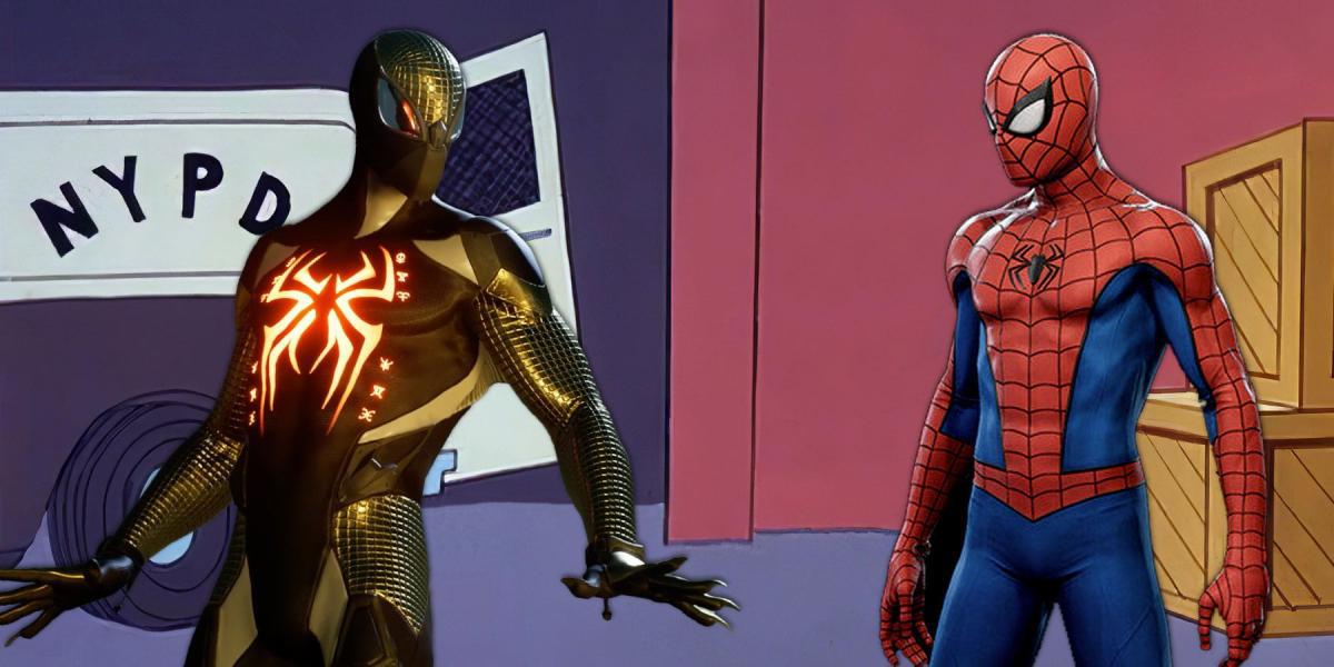 Comparando o Homem-Aranha do Midnight Suns da Marvel com o da Insomniac