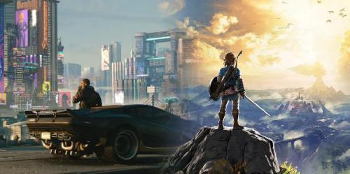 Comparando o mapa de Cyberpunk 2077 com Zelda: Breath of the Wild