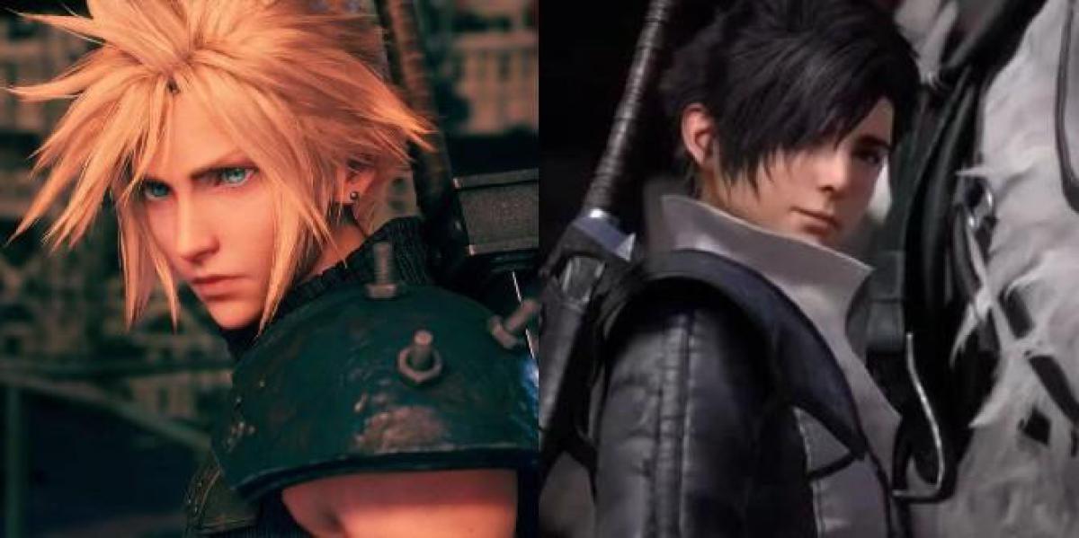 Comparando o personagem principal de Final Fantasy 16 com a nuvem de Final Fantasy 7