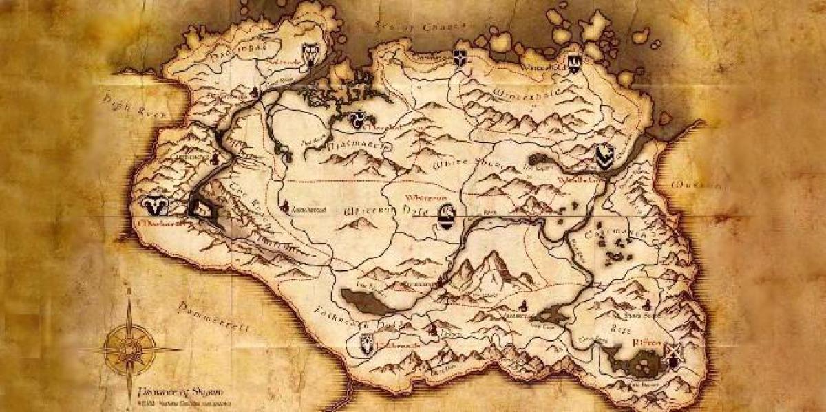 Comparando o tamanho do mapa de Valheim com o de Skyrim
