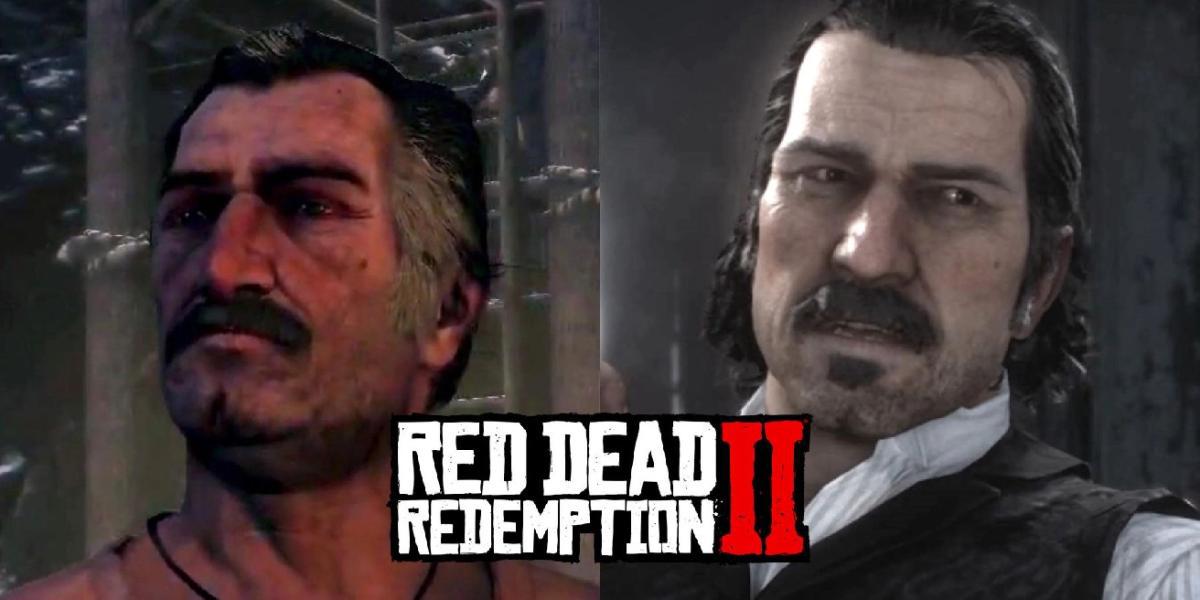 Comparando os personagens de Red Dead Redemption 2 com a aparência deles no RDR1