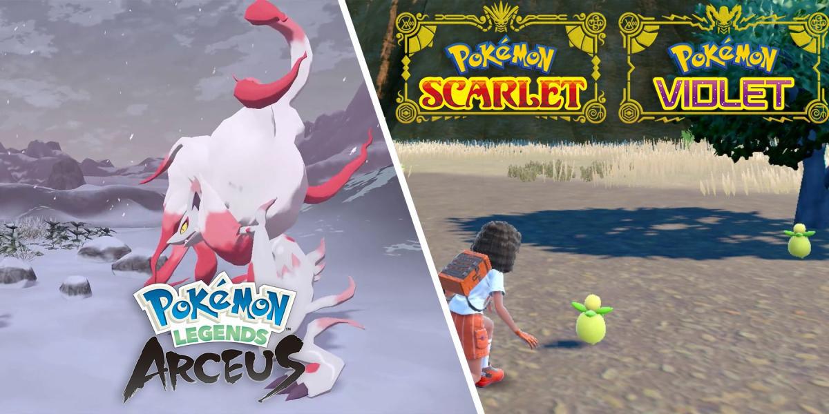 Comparando os surtos em massa de Pokemon Scarlet e Violet com Legends: Arceus