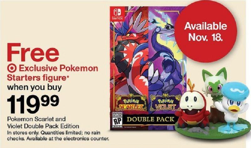 Comprar Pokemon Scarlet e Violet no Target inclui um bônus especial