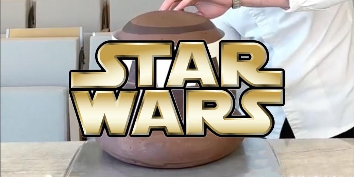 Confeiteiro cria capacete de stormtrooper de chocolate em homenagem ao Star Wars Day.