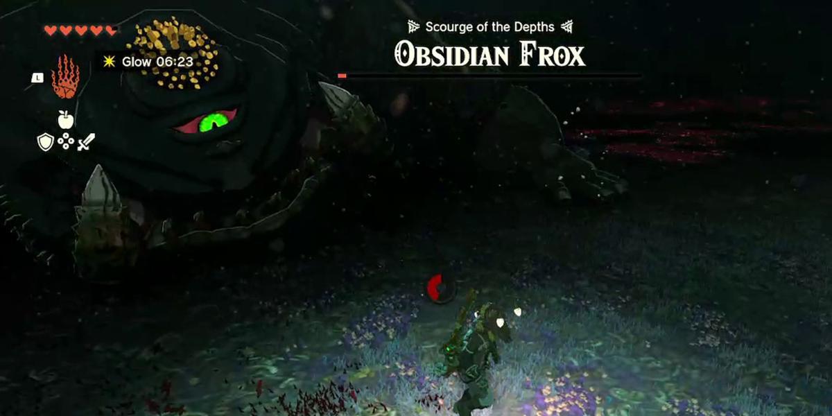 Zelda Tears of the Kingdom - Sobre o fim de The Obsidian Frox