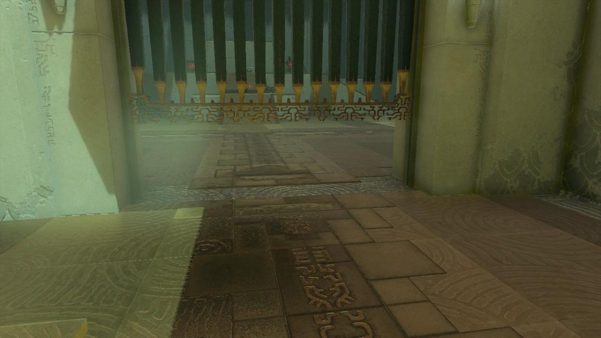 Zelda Tears of the Kingdom Santuário de Mayachideg Abertura do portão da segunda sala