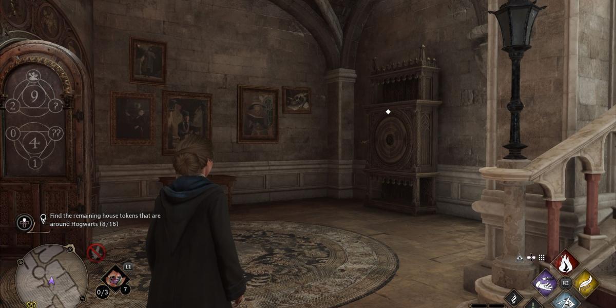 porta de aritmancia do gabinete daedaliano legado de hogwarts