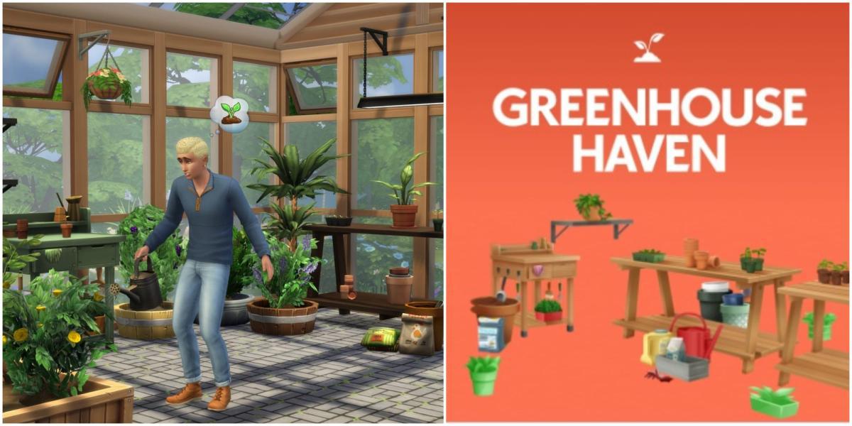 Construa sua estufa dos sonhos no The Sims 4 com o novo kit Greenhouse Haven!