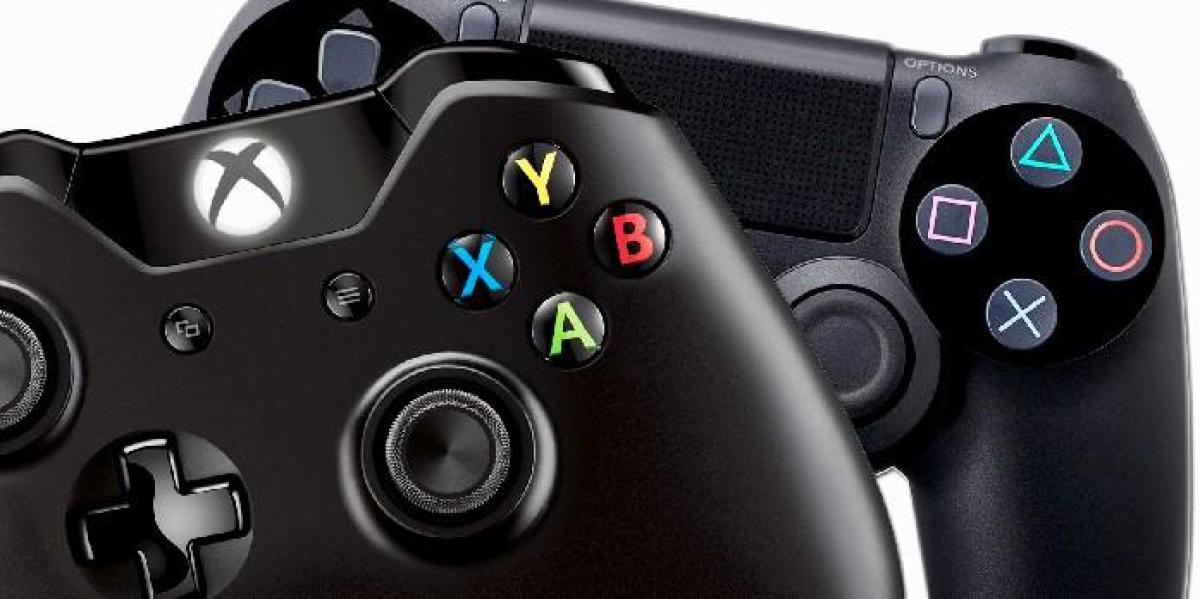 Controle Xbox personalizado adiciona botões PlayStation Face