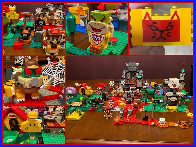 Criança de 5 anos faz o incrível conjunto de LEGO Fúria do Bowser