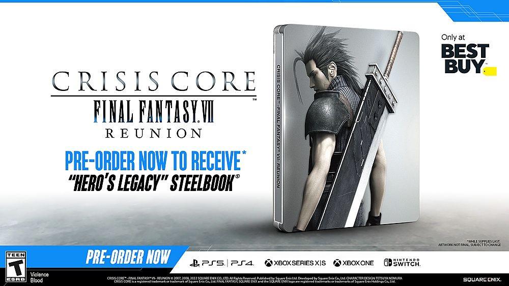 Crisis Core: Final Fantasy 7 Reunion revela bônus de pré-venda de melhor compra