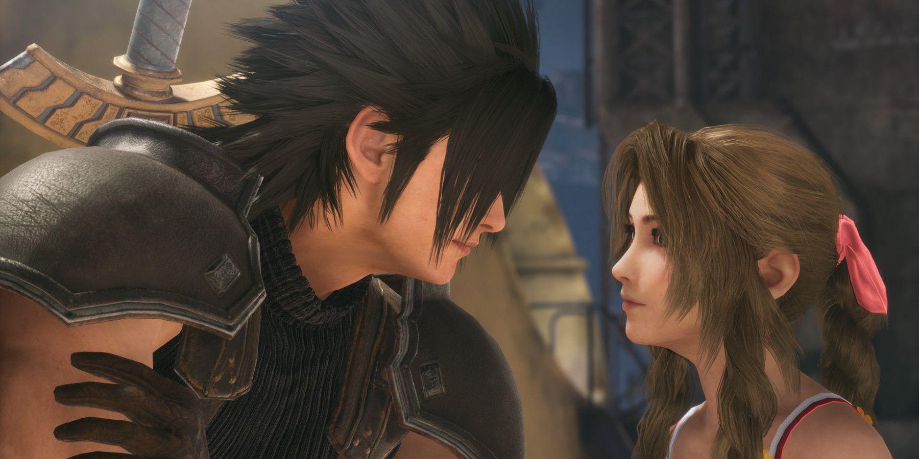 Crisis Core: Reunião de Final Fantasy 7 - Zack e Aerith são o romance feito da maneira certa