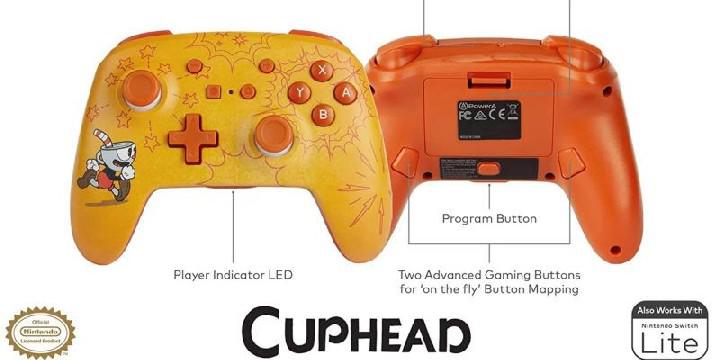 Cuphead PowerA Nintendo Switch Controller está disponível para pré-encomenda