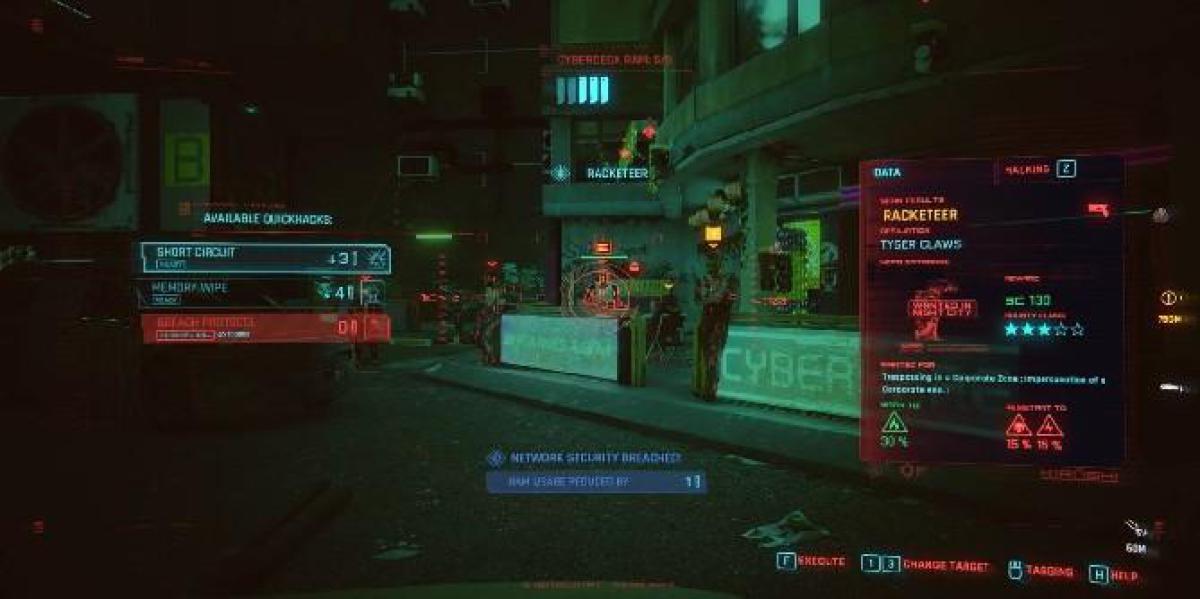 Cyberpunk 2077: Como evitar entrar em combate em Gig An Inconvenient Killer