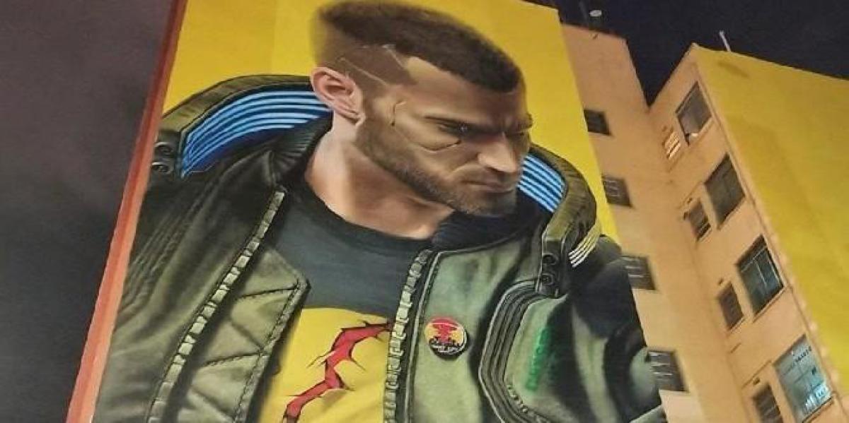 Cyberpunk 2077 é multado no Brasil por enorme mural