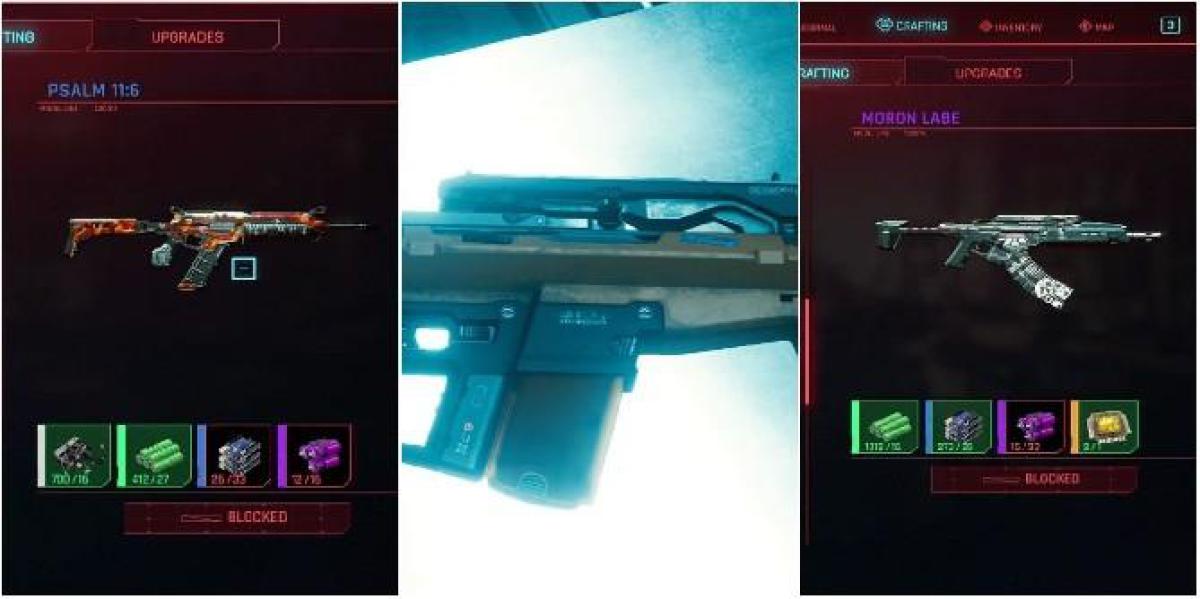 Cyberpunk 2077: todos os rifles de assalto icônicos do jogo