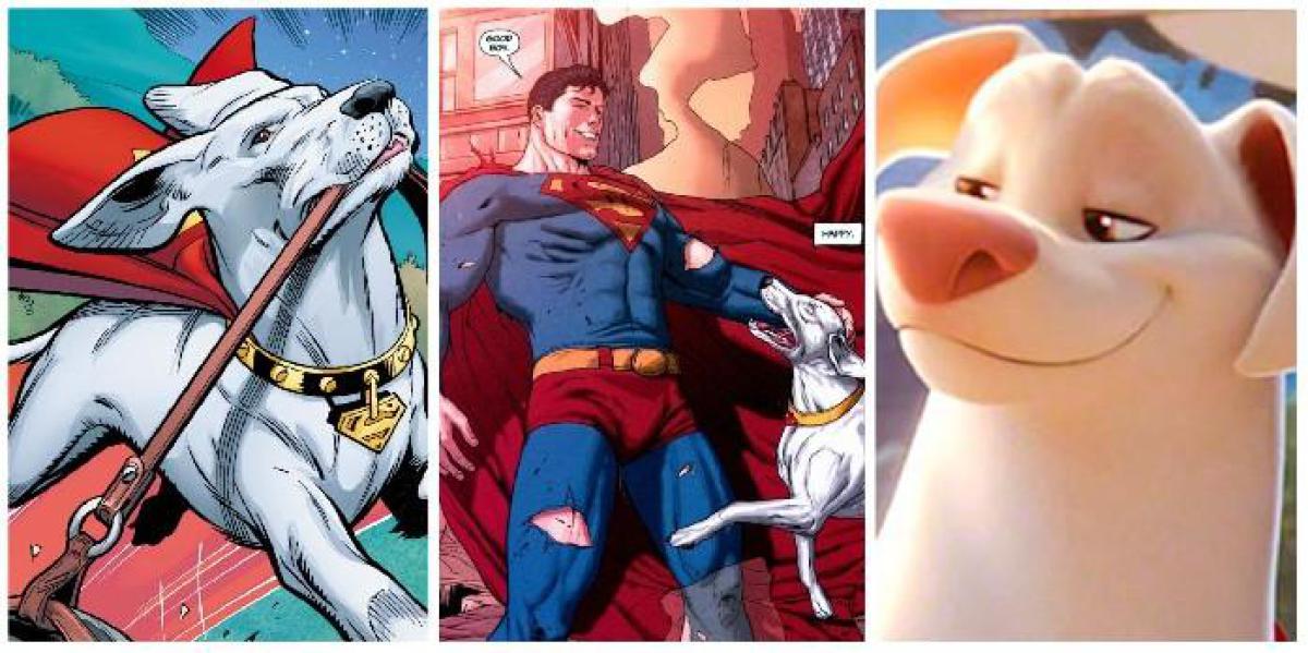 DC League of Super-Pets: 7 coisas sobre Krypto O filme muda dos quadrinhos