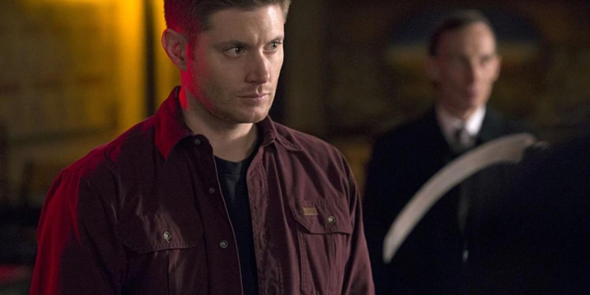 Dean parece sério em Supernatural