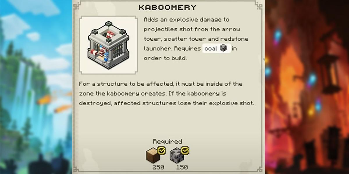 Kaboomery do Minecraft Legends