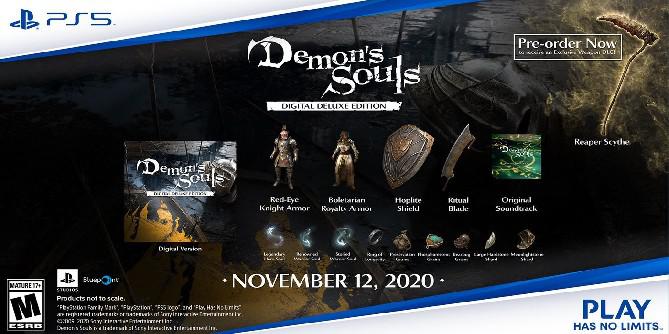 Demon s Souls PS5 Remake revela edição digital Deluxe com toneladas de conteúdo