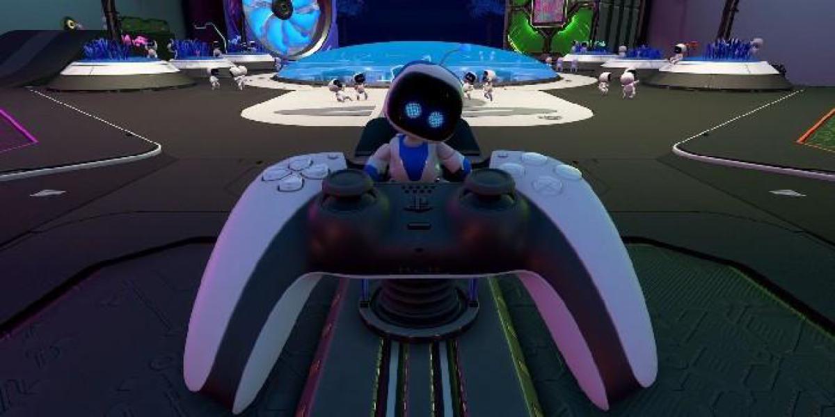 Demonstração do controle PS5 DualSense mostra novas imagens da sala de jogos do Astro