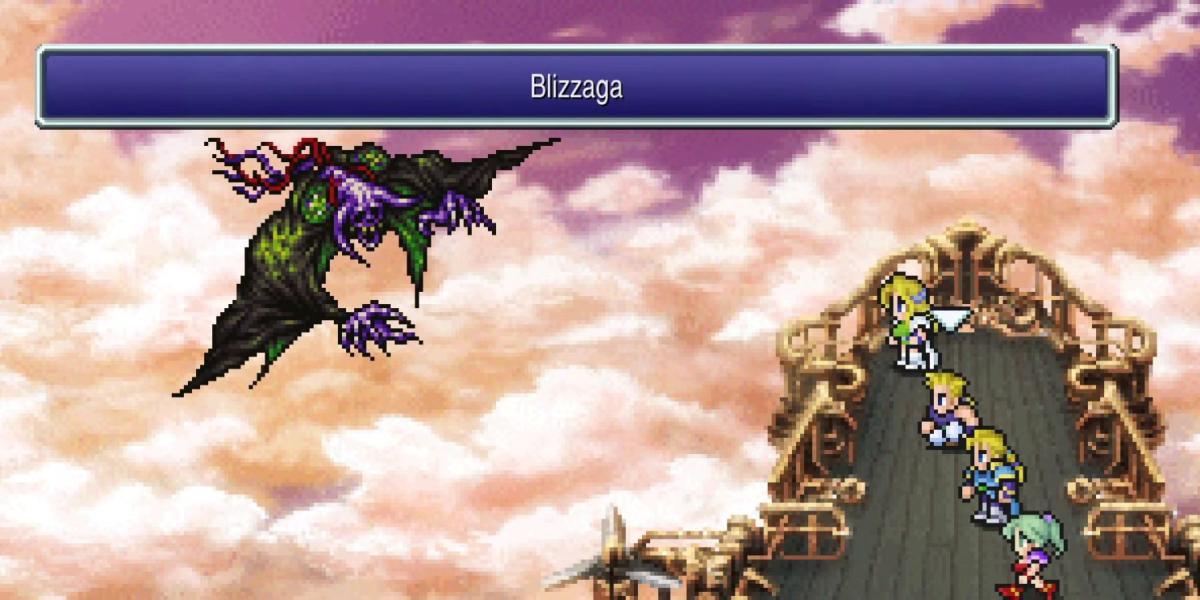 Deathgaze lança Blizzaga em Final Fantasy 6