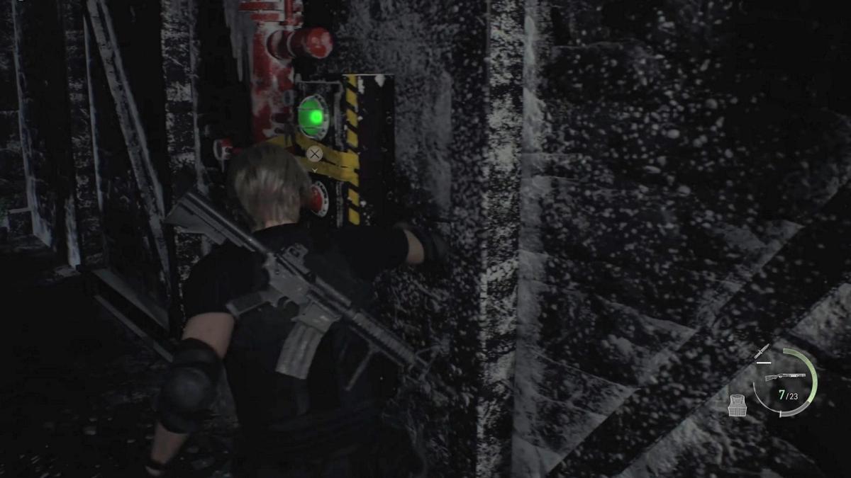 Painéis congelados de Resident Evil 4 Remake