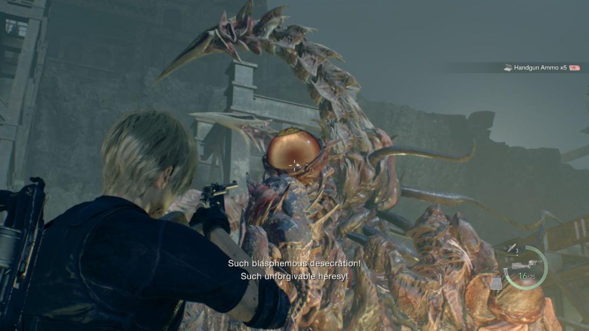 Resident Evil 4 Remake Saddler Primeira Fase