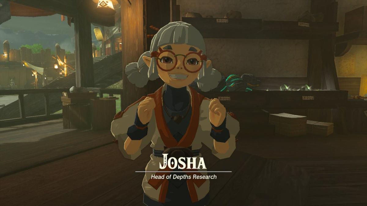 Zelda Tears of the Kingdom Guia de construção automática Josha Depths Pesquisa de câmera Robbie Quest