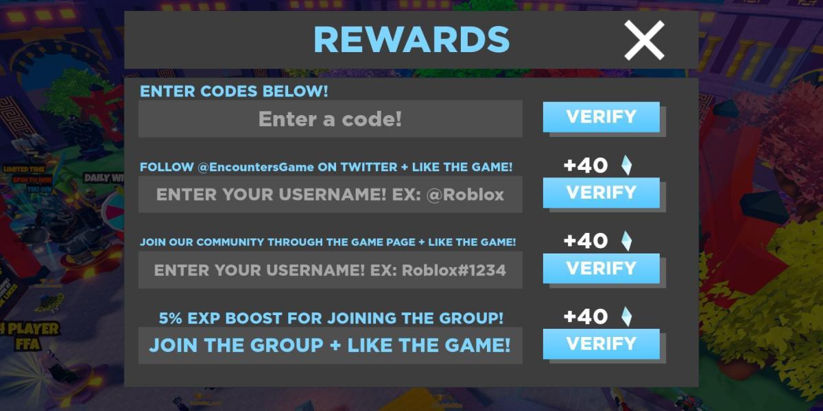 Códigos de Encontro Roblox (2)