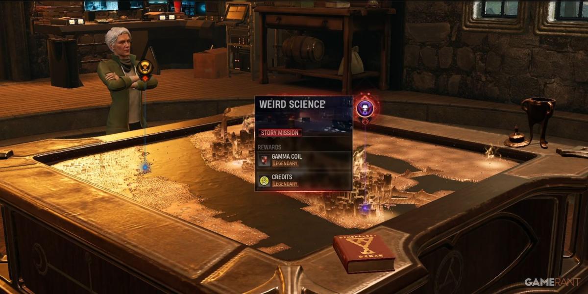 Missão científica estranha do Midnight Suns da Marvel na mesa do espelho