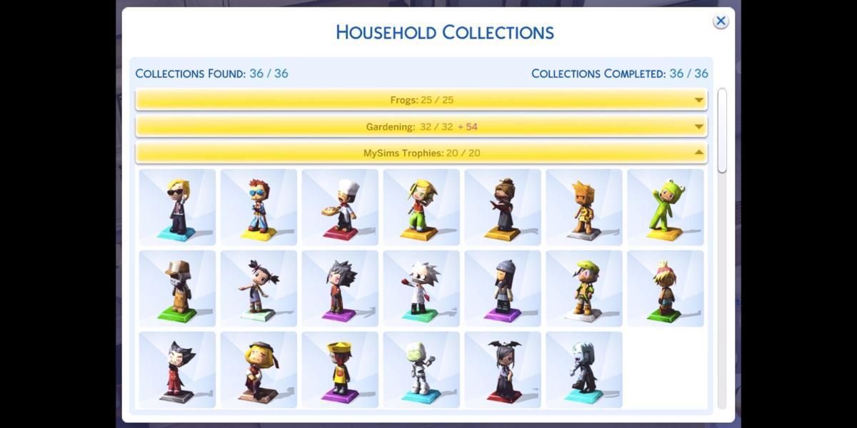 Coleção de Troféus The Sims 4 MySim